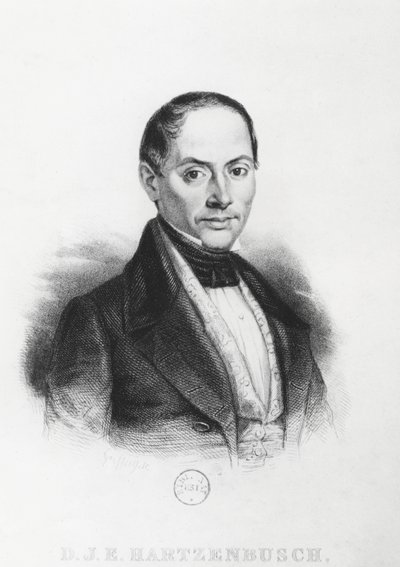 Juan Eugenio Hartzenbusch by French School